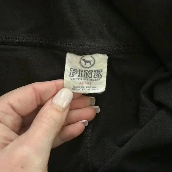 Rare Vintage Limited Edition Chicago Rhinestone fold over yoga pants VS - Picture 5 of 5